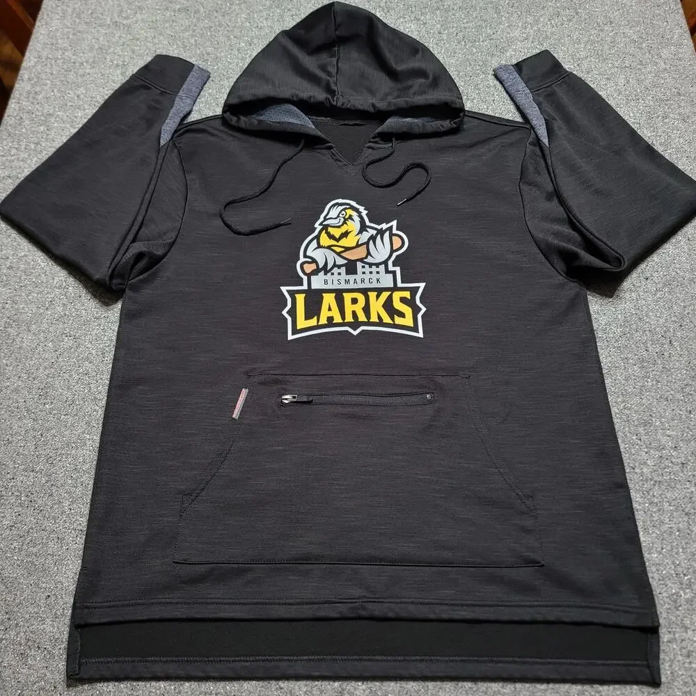 Bismark Larks Hoodie Mens Extra Large Black Rawlings Sweatshirt NWL Sweater